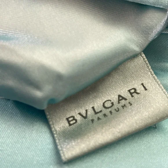 Bvlgari Bulgari satin clutch light blue - Picture 7 of 11